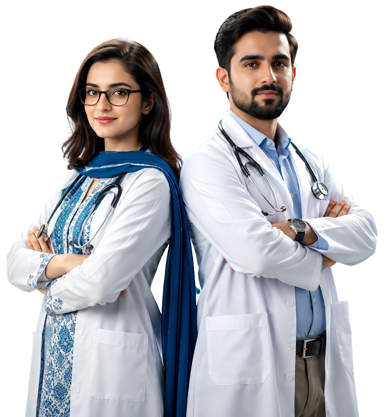 Medical Postgraduate Exam Preparation Courses PrepXperts Section 1 Two Students Image